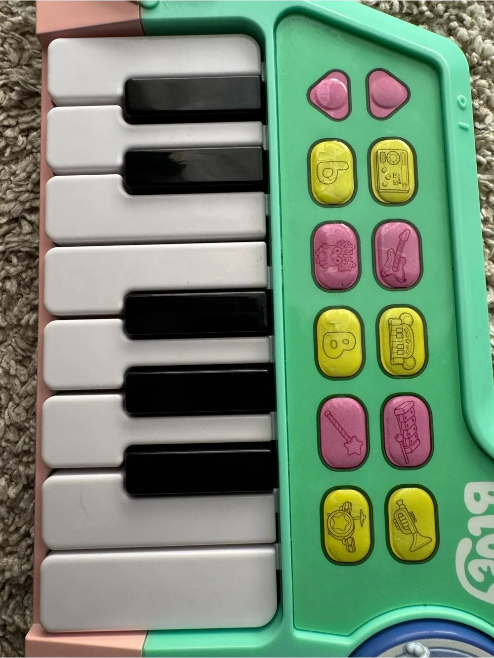 VTech Bluey Bluey's Keytar Toddler Toy Piano Keyboard
